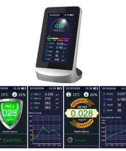 Moniteur de contole de Qualite de lair TVOC PM25 CO2 1