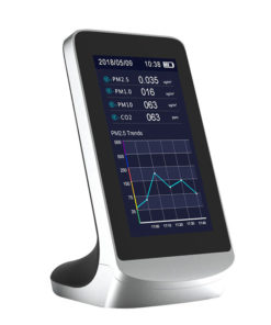 Moniteur de contole de Qualite de lair TVOC PM25 CO2 9