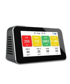 Moniteur de contole de Qualite de lair TVOC PM25 HCHO PM1.0 CO2 4