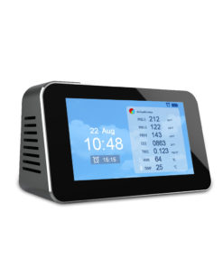 Moniteur de contole de Qualite de lair TVOC PM25 HCHO PM1.0 CO2 7