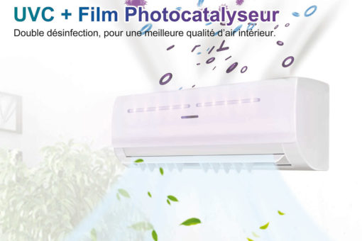 uv et film photocatalyseur pourclimatisation