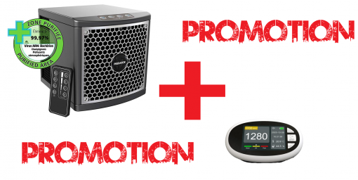 Pormotion Active Air Pur avec Moniteur de contole de Qualite de l'air CO2